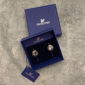 Swarovski gray diamond earrings